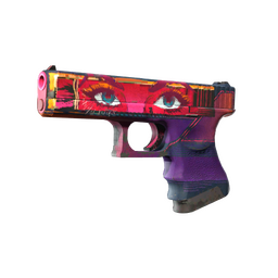 StatTrak™ Glock-18 | Vogue (Well-Worn)