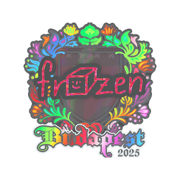 Sticker | frozen (Holo) | Budapest 2025